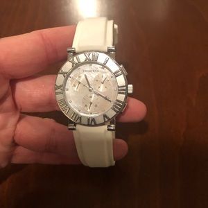 Tiffany & Co women’s mother of pearl Atlas watch